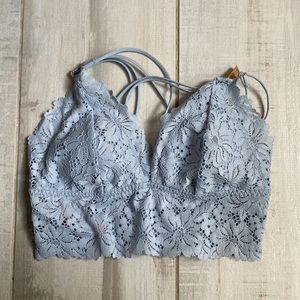 PINK lacy bralette